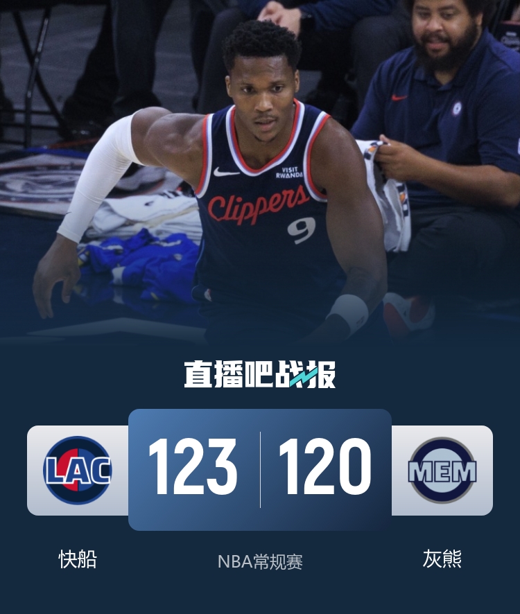 快船末节三分雨逆转灰熊 伦纳德28分率队终结客场连败 快船末节三分雨逆转灰熊 伦纳德28分率队终结客场连败