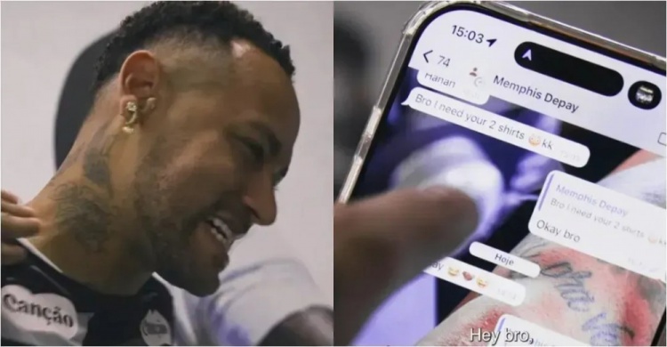 内马尔赛前与德佩短信交锋 索要球衣与场上厮杀两不误 内马尔赛前与德佩短信交锋 索要球衣与场上厮杀两不误