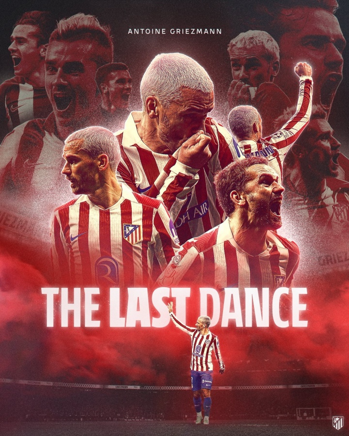 官方确认格列兹曼今夏离队 十年红白生涯告终转战美职联