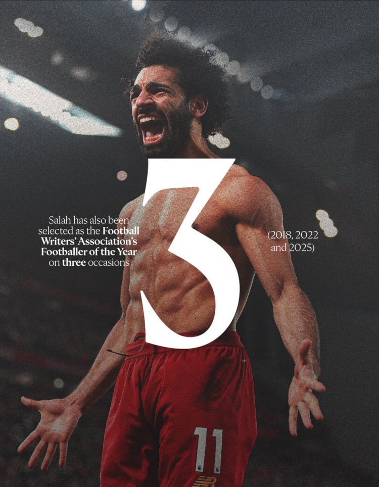 萨拉赫离队前数据全览 英超单一俱乐部参与进球历史第一 萨拉赫离队前数据全览 英超单一俱乐部参与进球历史第一