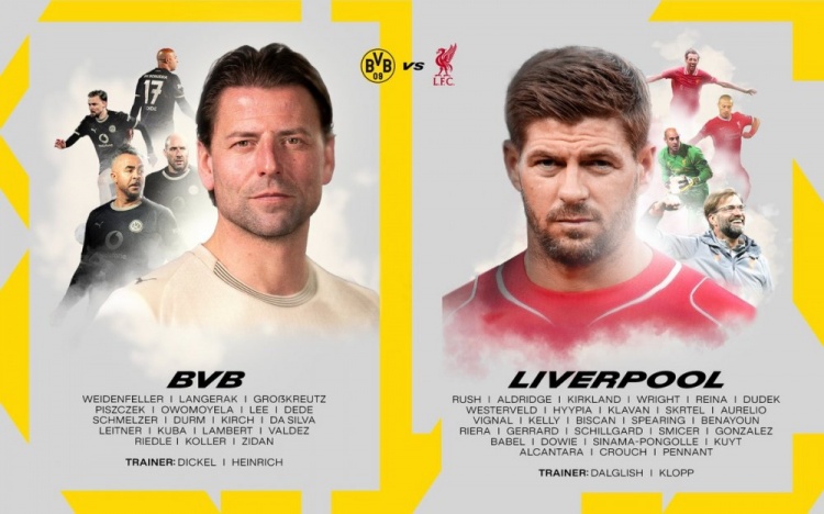 利物浦多特传奇赛名单公布 杰拉德库巴领衔 利物浦多特传奇赛名单公布 杰拉德库巴领衔