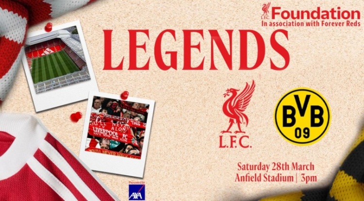 安菲尔德传奇赛首发：杰拉德蒂亚戈领衔 克洛普任助教