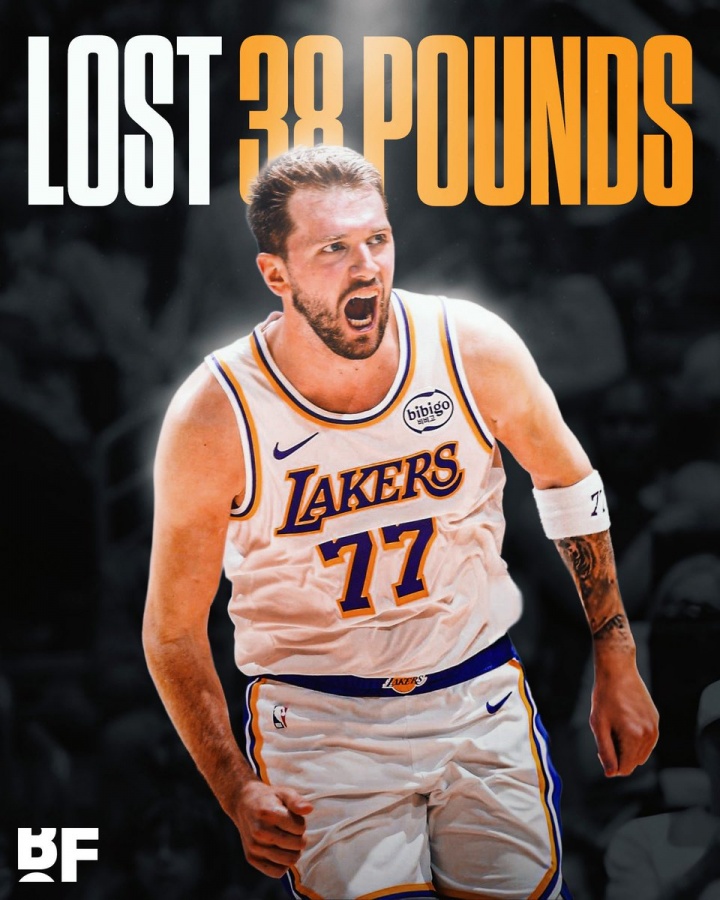 东契奇赛季期间再减重7磅 上季至今累计减重38磅