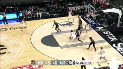 [杨瀚森勾手]6中6简直不可阻挡！杨瀚森篮下假动作虚晃勾手打进