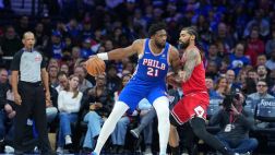 [腾讯全场集锦]🏀76人单场轰157分轻取公牛 恩比德35+6+7 乔治28+6+4