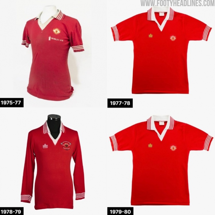 曼联24-25主场球衣谍照曝光 条纹领袖致敬70年代经典