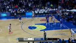 杨瀚森6分5板2帽护框 混音险胜墨西哥城队长晋级次轮