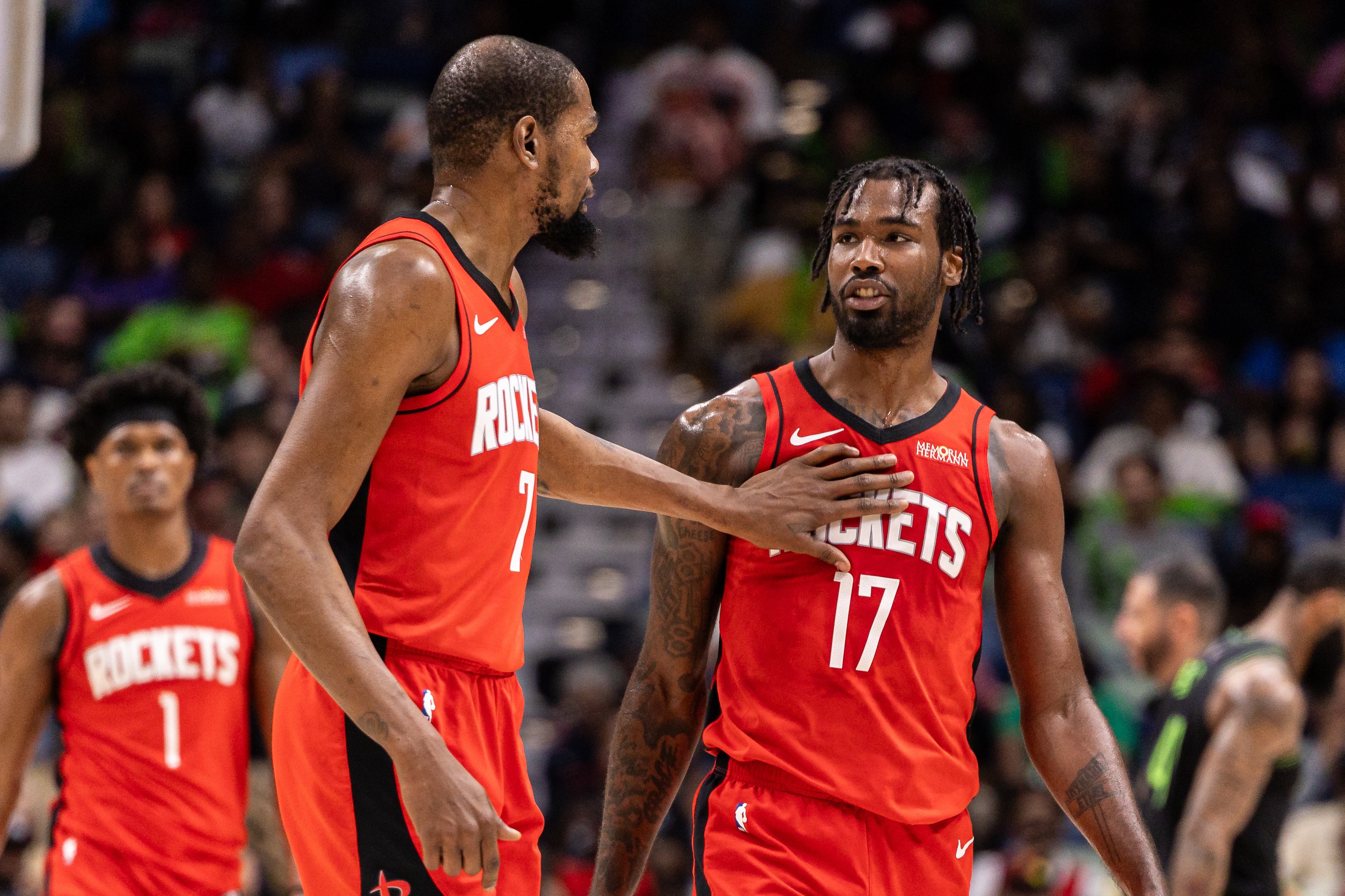 火箭三将跻身联盟出场时间前六 阿门领跑杜兰特次席