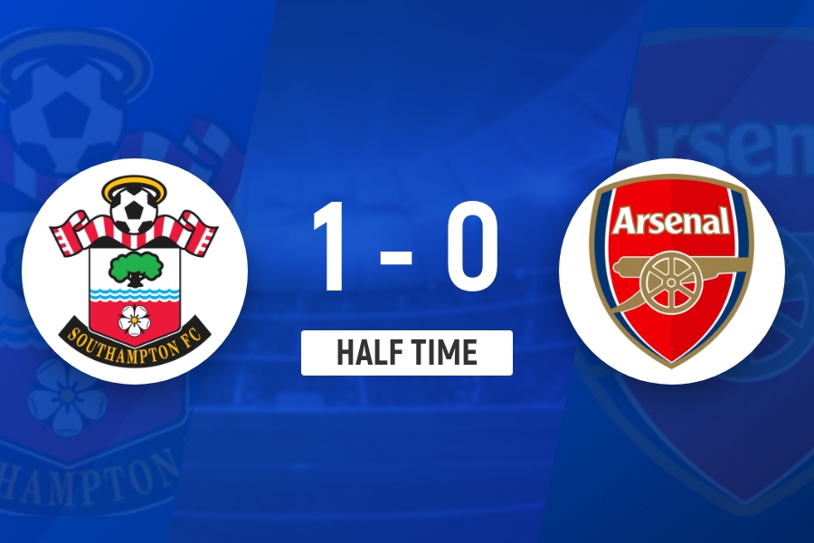 半场枪手防线送礼 圣徒反击斯图尔特一锤定音