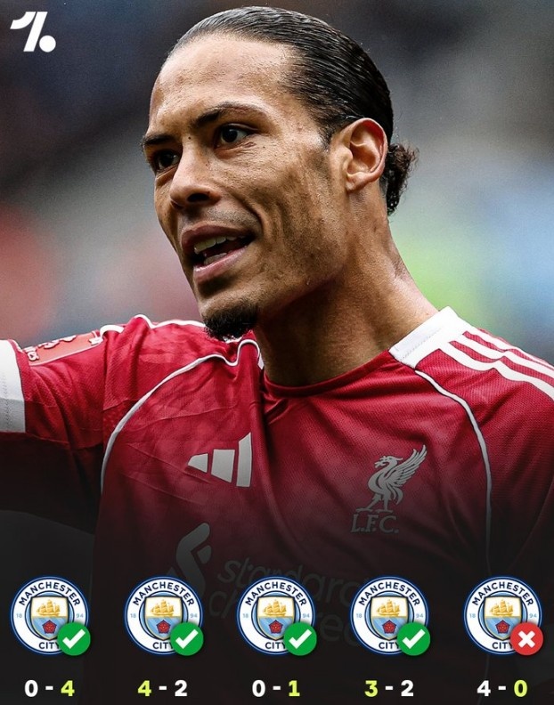 足总杯历史规律作古 曼城四球碾碎利物浦