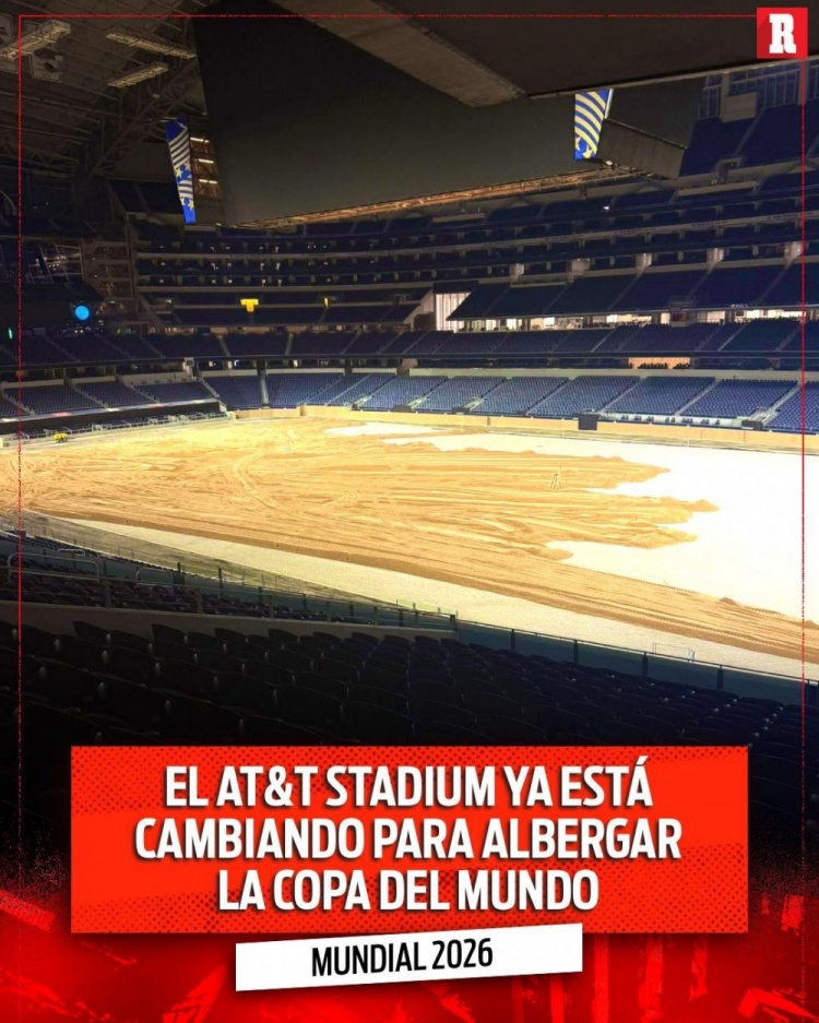 达拉斯世界杯球场翻新收尾 草皮抬升视频板升级4K 达拉斯世界杯球场翻新收尾 草皮抬升视频板升级4K