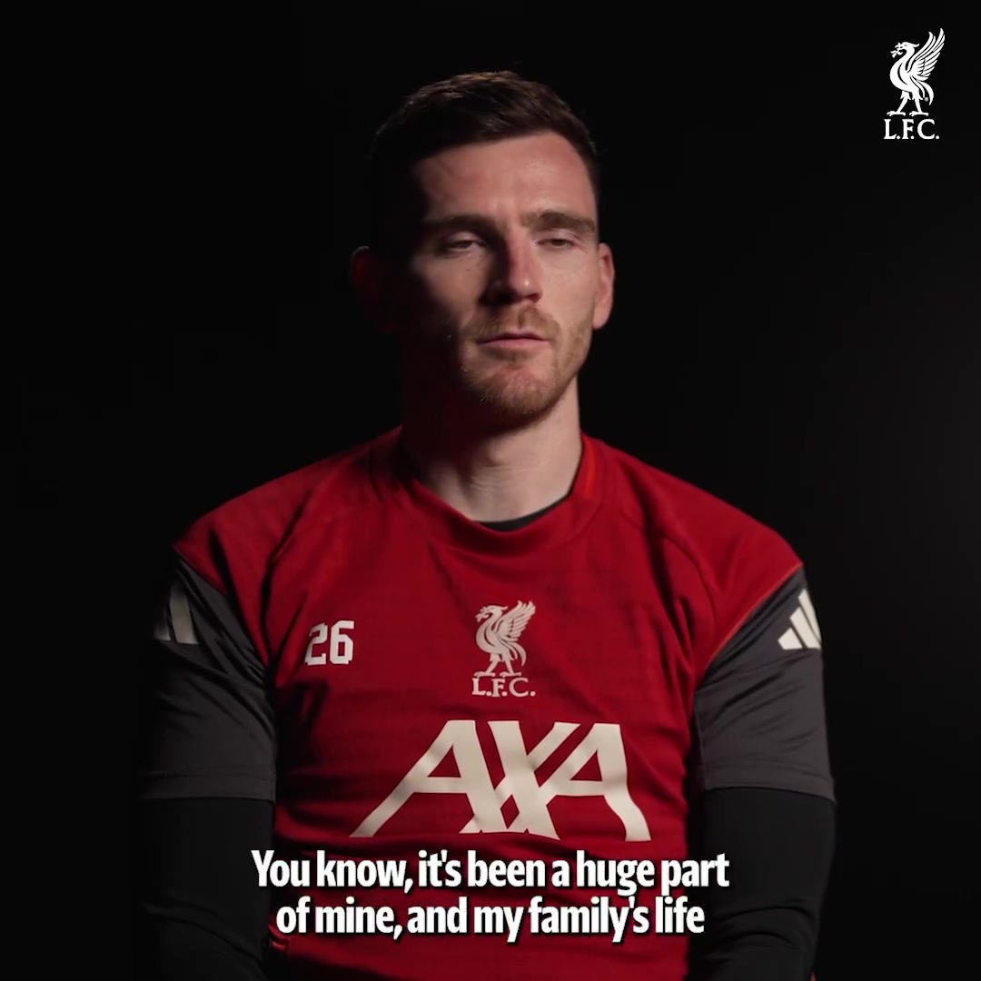 罗伯逊确认季末离队 首秀被Kop高呼名字仍历历在目