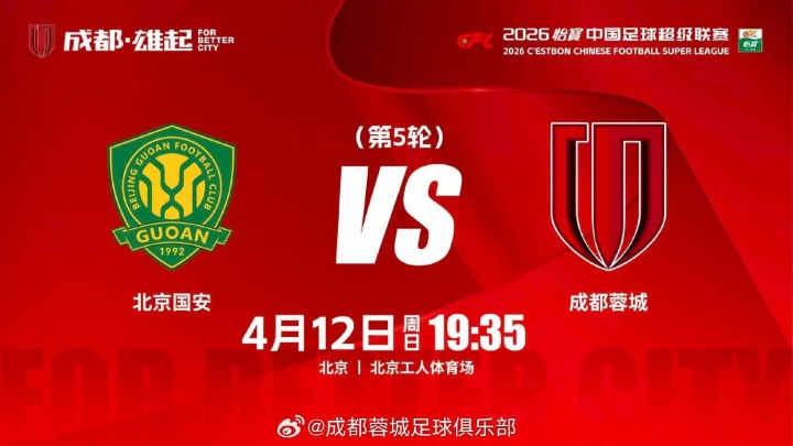 国安三外援迎战蓉城四外援 张玉宁替补韦世豪首发