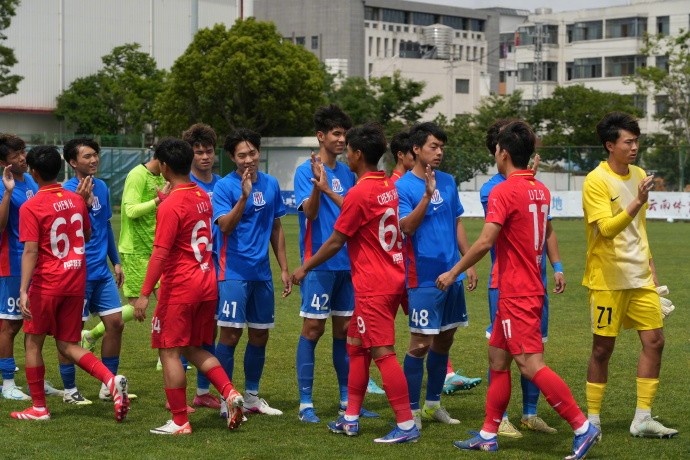 上海申花U20 7-2横扫湖北青年星 四轮不败强势出线