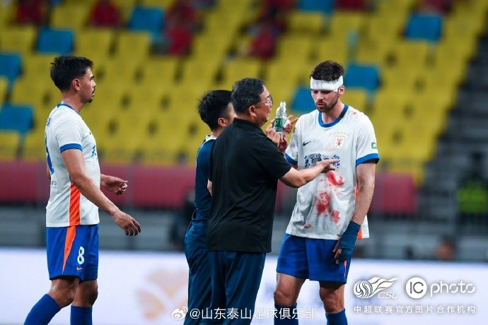 泰山客场0-1蓉城，五轮连胜终结