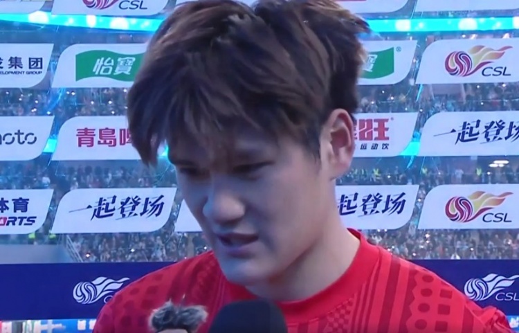 刘祝润赛后直面失利 承认对手更拼 感谢大连旧主 刘祝润赛后直面失利 承认对手更拼 感谢大连旧主