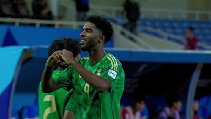 国少亚少赛首战1-2沙特 门将出击滑倒送礼后防漏人