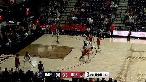 [杨瀚森抛射]自信操作！杨瀚森单打高难度抛射打进